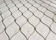 SUS 316 7x7 7x19 Knotted Wire Mesh , Hand Woven Flexible Wire Mesh Netting