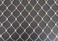 SS304 316 Cable Mesh Net / Steel Cable Netting Fence For Tensile Project